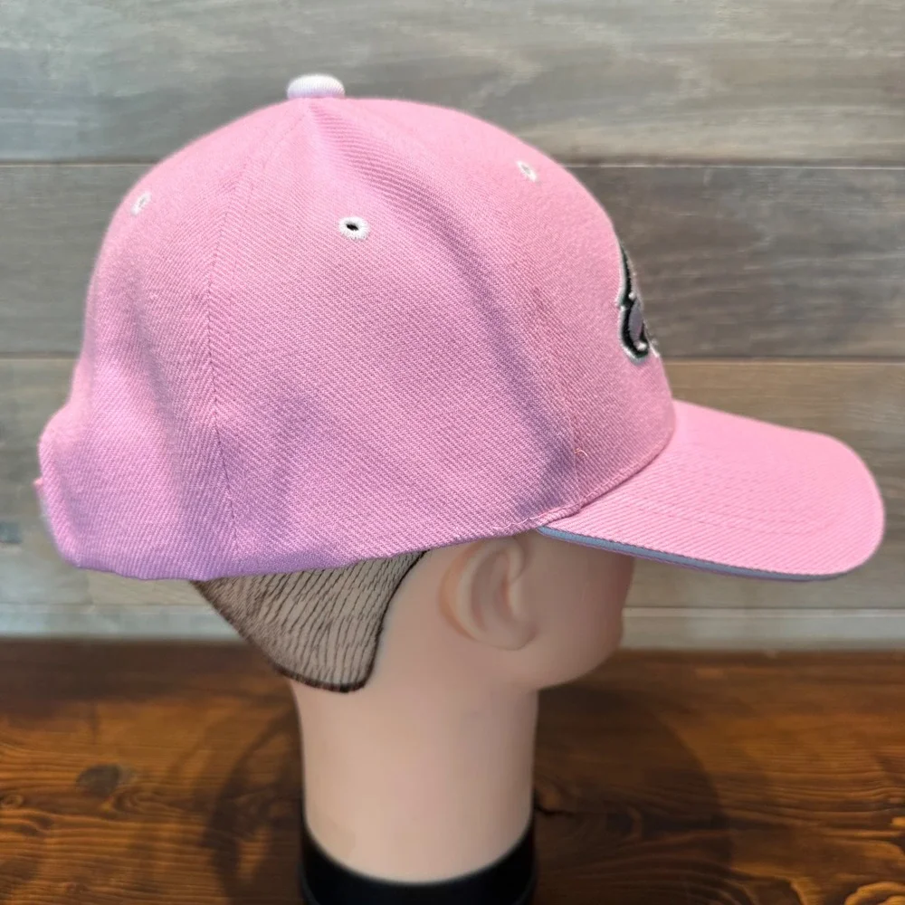 Philadelphia Eagles NFL Pink Baseball Cap Hat Embroidered Logo Adjustable OSFM